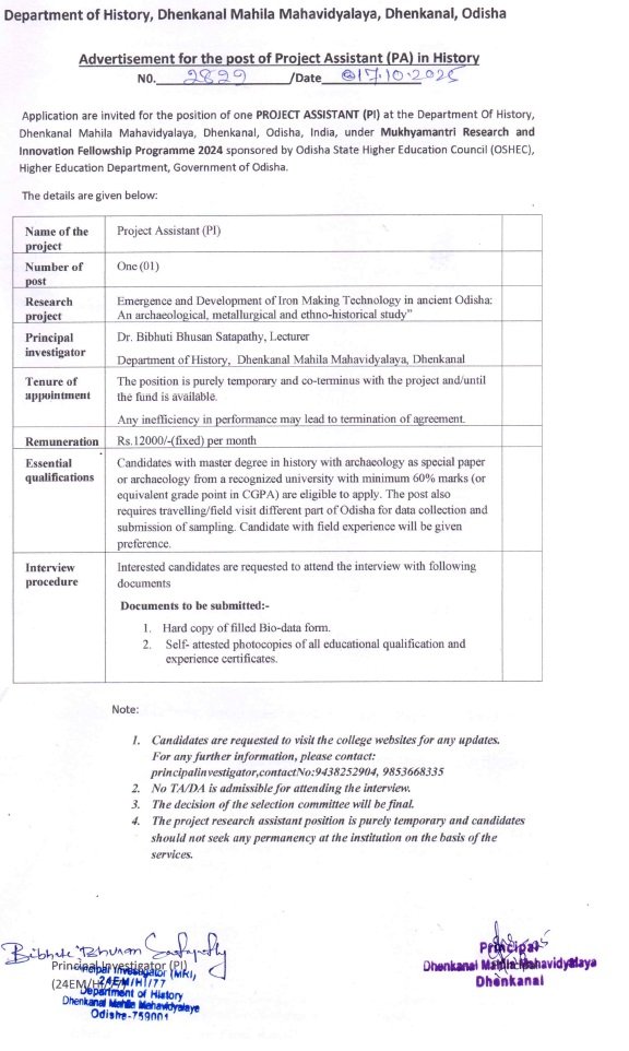 Walk-In interview_Proj. Asst. in History_MRIP 2024