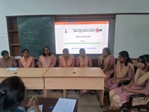 Group Discussion on Our Tradition, Our Climate and our future.