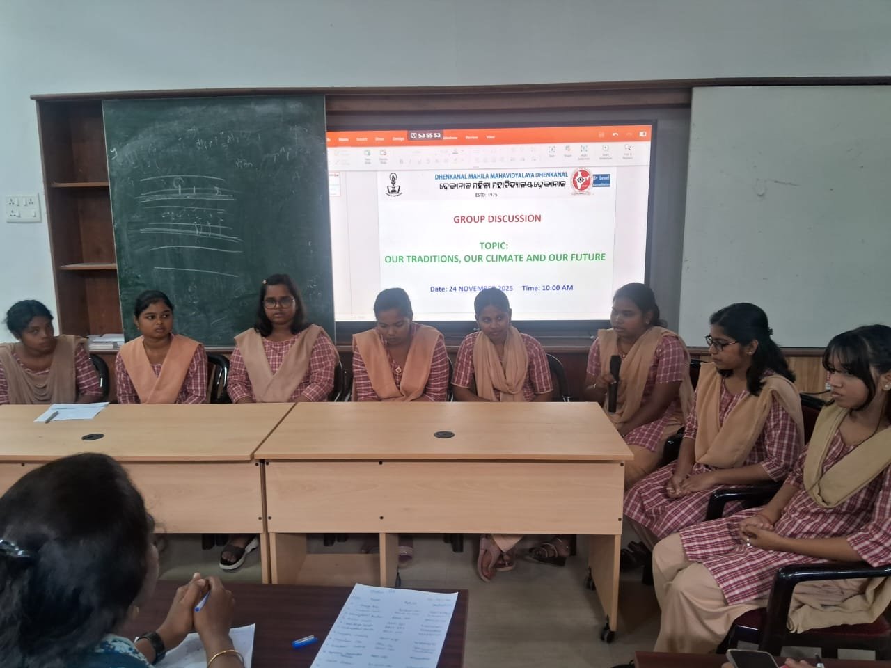 Group Discussion on Our Tradition, Our Climate and our future.